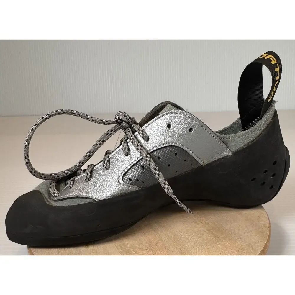 La Sportiva Nago Climbing Shoes EU 36 US Women 5.5 Men 4.5 Gray Vibram XS Edge